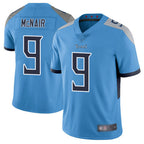 T.Titans #9 Steve McNair Player Light Blue Vapor Limited Football Jerseys