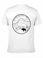 Glacier National Park T-Shirt - Mountain Goat Design