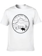 Glacier National Park T-Shirt - Mountain Goat Design
