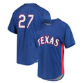Texas Rangers #27 Vladimir Guerrero  Royal Cooperstown Collection Mesh Batting Practice Jersey Baseball Jerseys