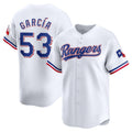 Texas Rangers #53 Adolis Garc¨ªa Home Limited Player Jersey - White Baseball Jersey