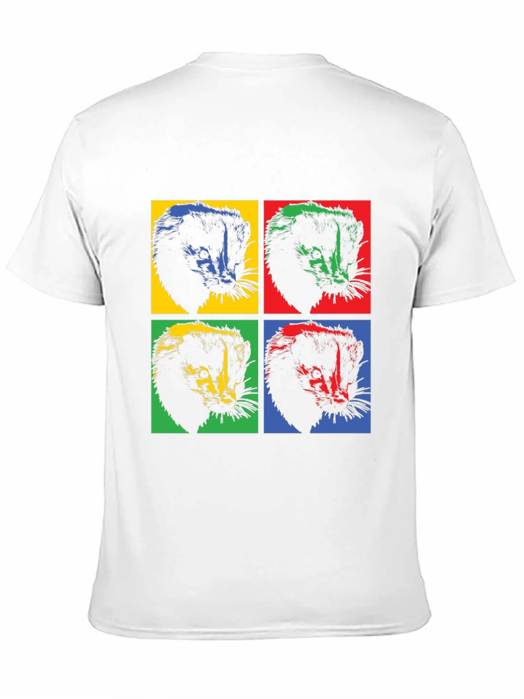 Pop Art Honey Badger T-Shirt - Bold Graphic Tee