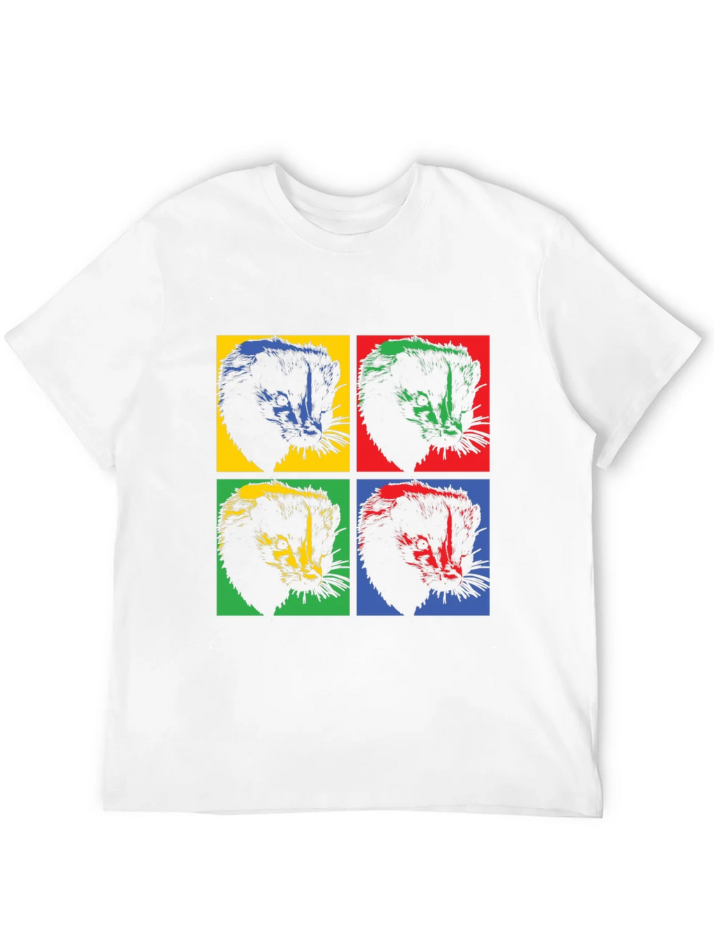 Pop Art Honey Badger T-Shirt - Bold Graphic Tee