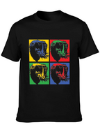 Pop Art Honey Badger T-Shirt - Bold Graphic Tee