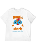 Auntie Shark T-Shirt - Doo Doo Doo