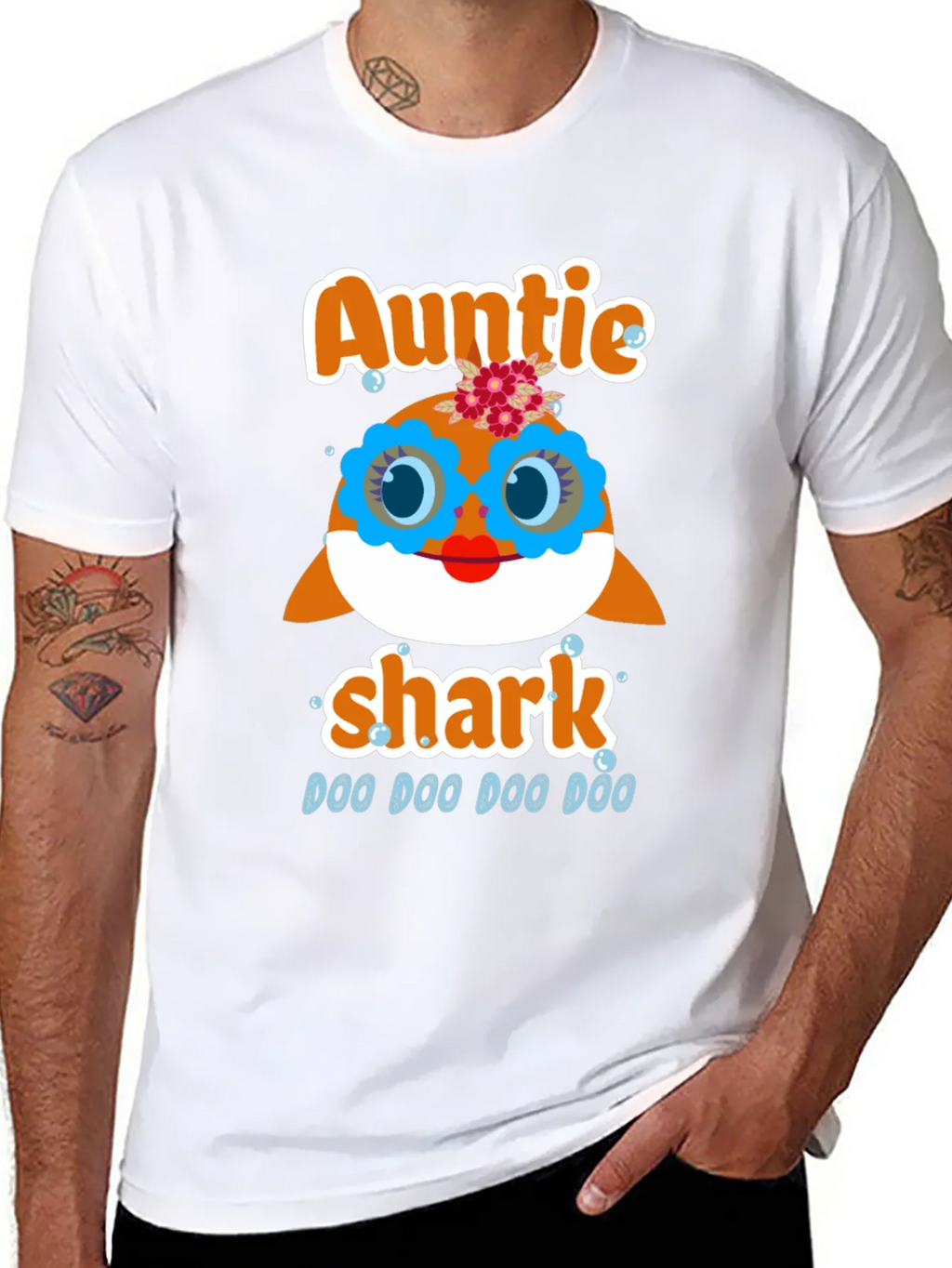 Auntie Shark T-Shirt - Doo Doo Doo