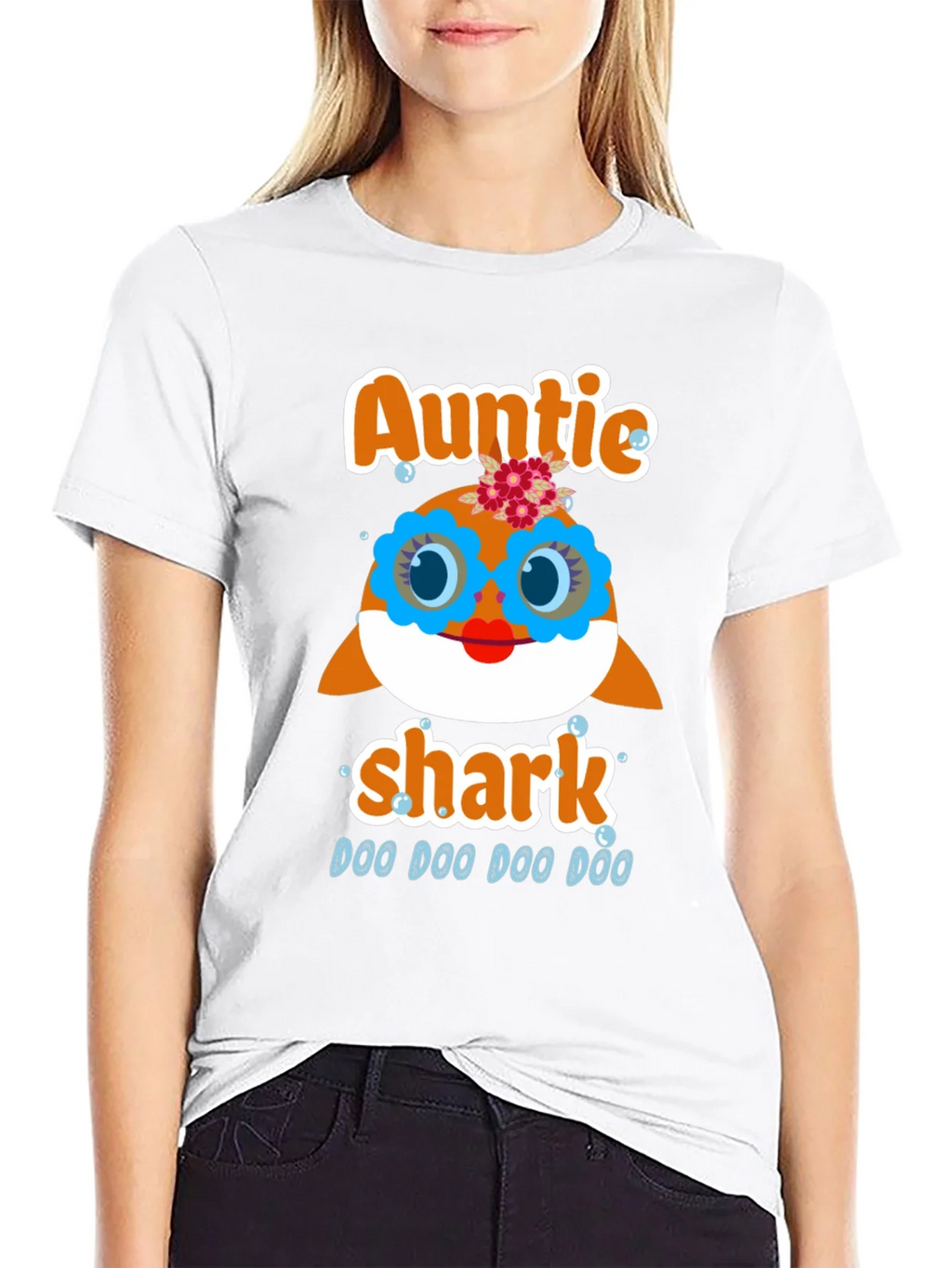 Auntie Shark T-Shirt - Doo Doo Doo
