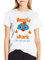 Auntie Shark T-Shirt - Doo Doo Doo
