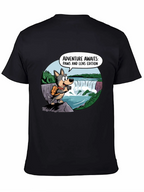 Adventure Awaits Dog T-Shirt Paws & Lens Edition