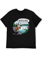 Adventure Awaits Dog T-Shirt Paws & Lens Edition