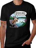 Adventure Awaits Dog T-Shirt Paws & Lens Edition