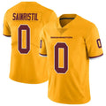 W.Commanders #0 Mike Sainristil Player Gold Vapor Limited Football Jerseys