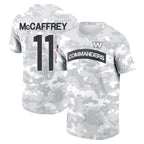 W.Commanders #11 Luke McCaffrey Player Salute to Service Hoodies T-Shirts Football Jerseys