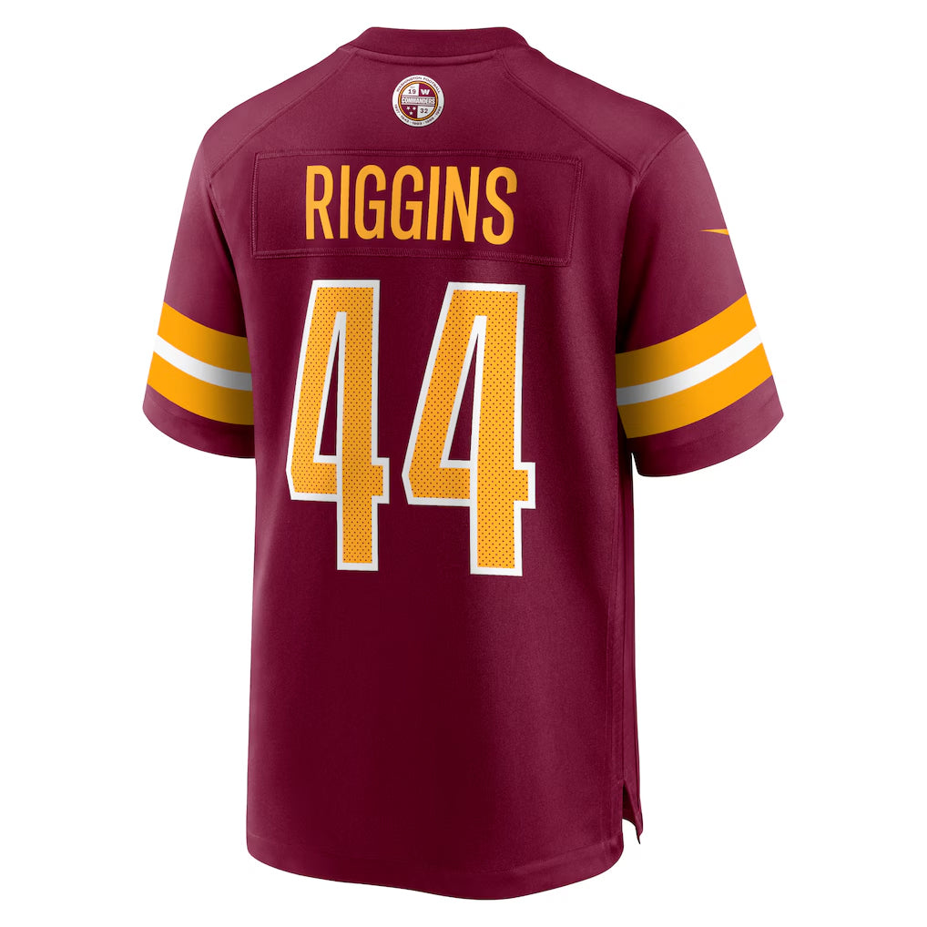W.Commanders #44 John Riggins Player Burgundy Home Game Football Jerseys