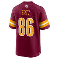W.Commanders #86 Zach Ertz Player Burgundy Game Stitched American Football Jerseys
