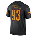 W.Commanders #93 Jonathan Allen Player Black Alternate Legend Football Jerseys