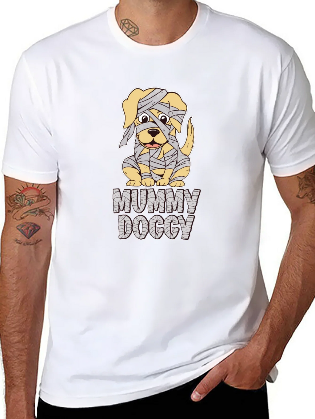 Mummy Doggy T-Shirt - Halloween Puppy Tee