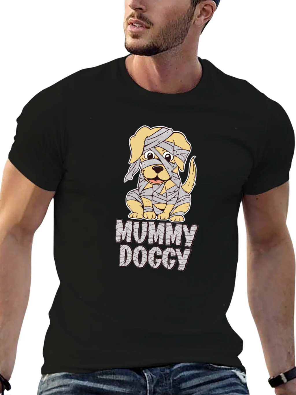 Mummy Doggy T-Shirt - Halloween Puppy Tee