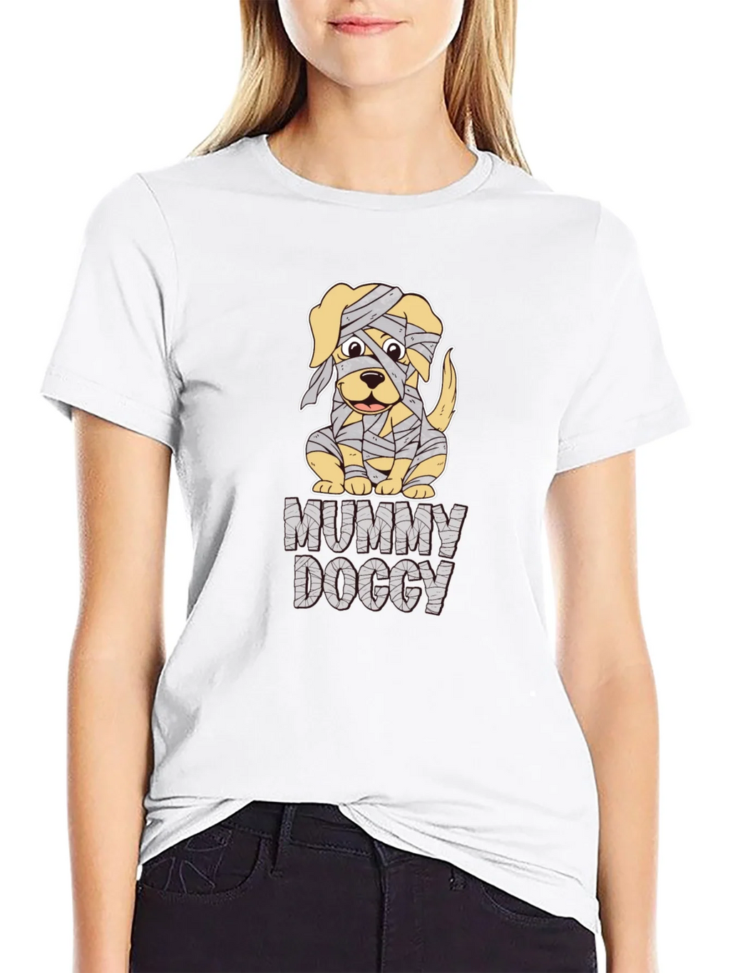 Mummy Doggy T-Shirt - Halloween Puppy Tee