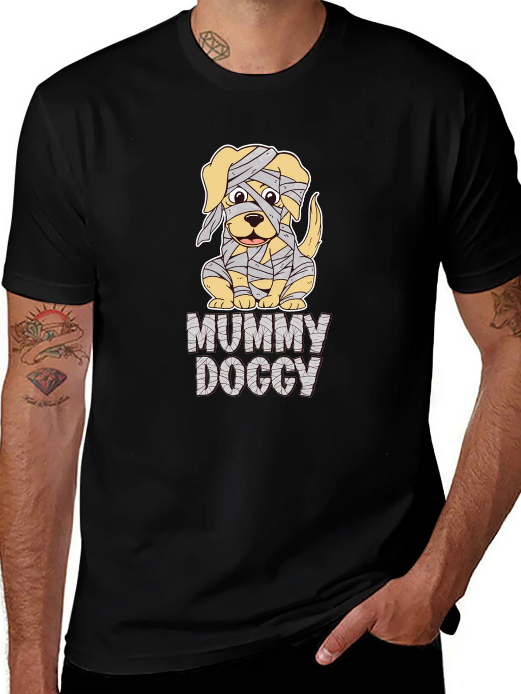 Mummy Doggy T-Shirt - Halloween Puppy Tee