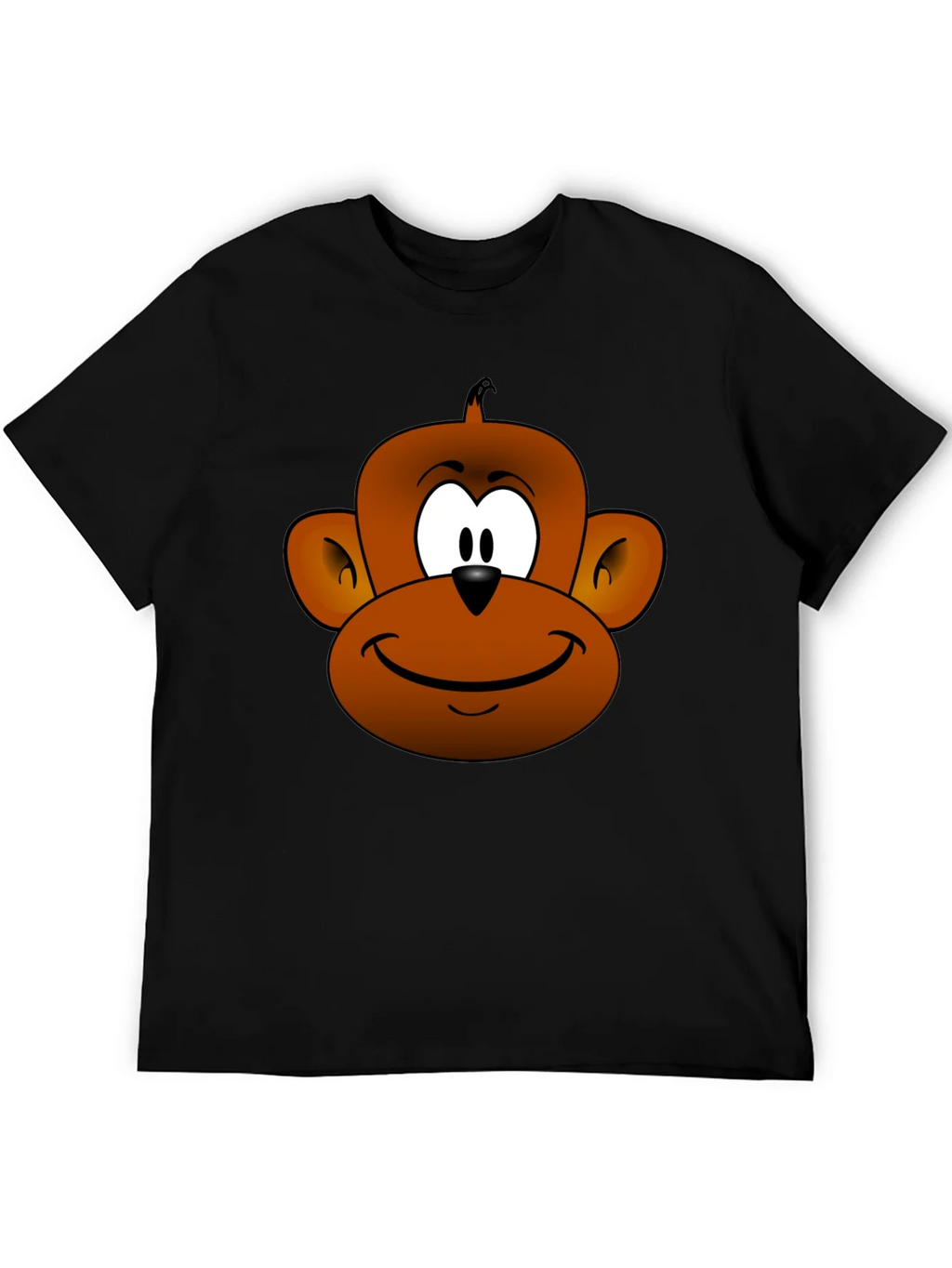 Funny Monkey Face Graphic T-Shirt