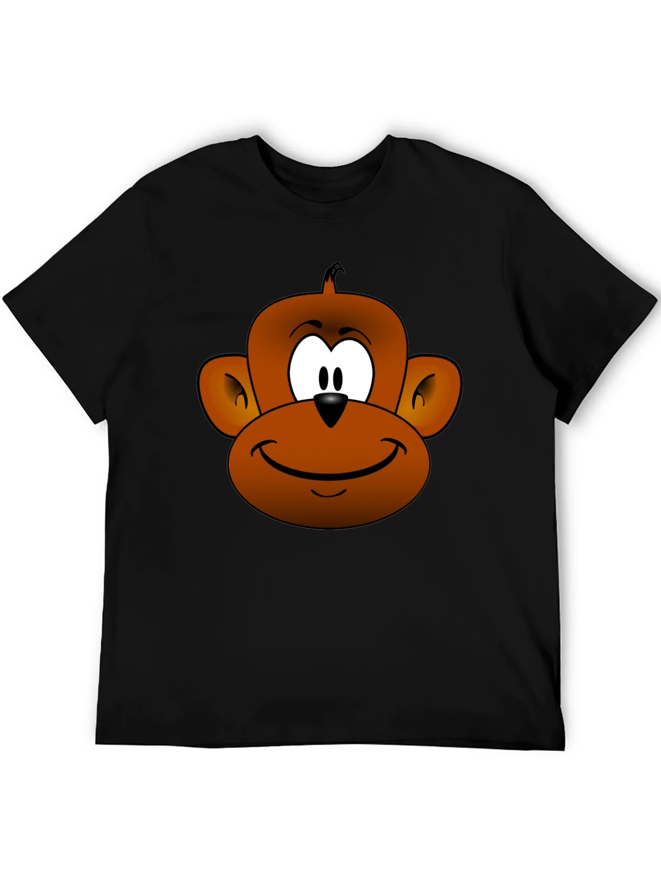 Funny Monkey Face Graphic T-Shirt