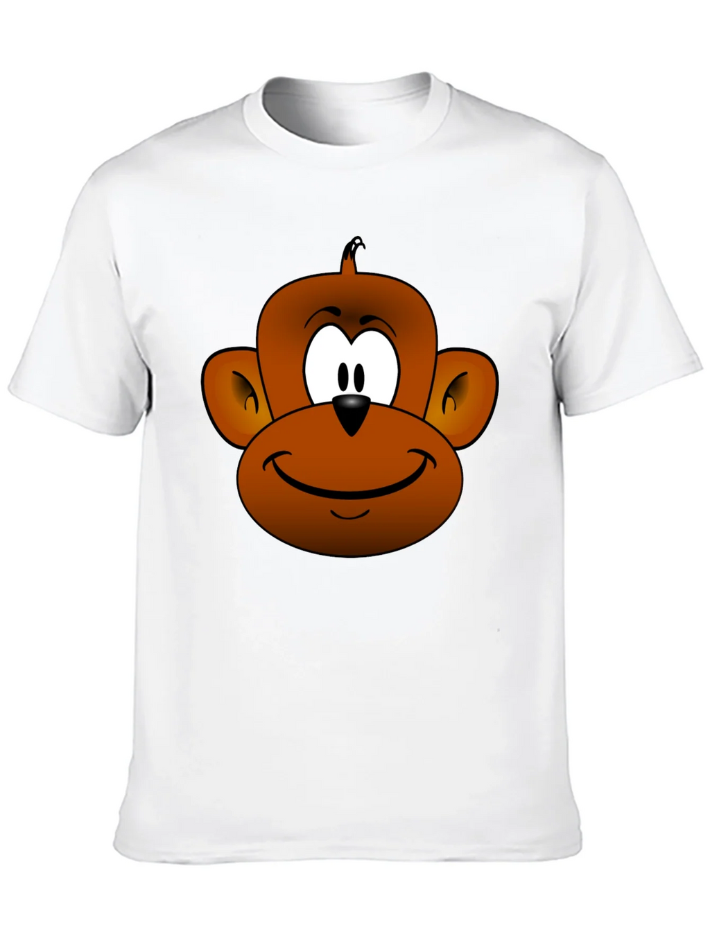 Funny Monkey Face Graphic T-Shirt