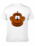 Funny Monkey Face Graphic T-Shirt