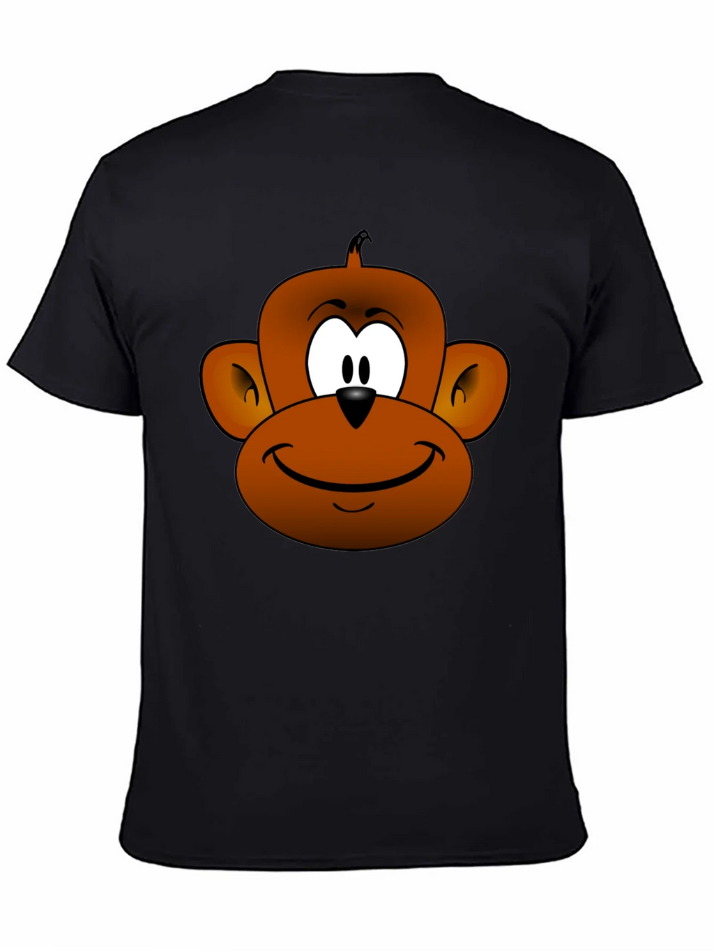 Funny Monkey Face Graphic T-Shirt