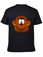 Funny Monkey Face Graphic T-Shirt