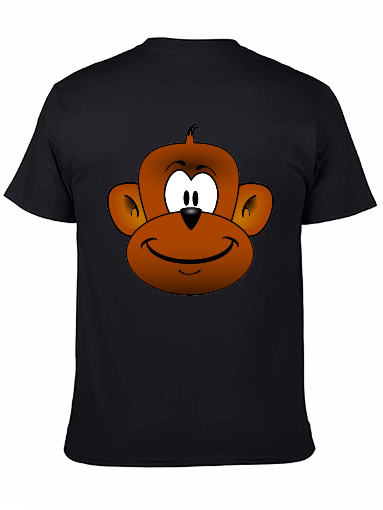Funny Monkey Face Graphic T-Shirt