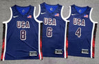 Tyrese Haliburton Team USA 2024 Olympics Jersey