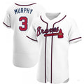 Atlanta Braves #3 Dale Murphy White Home Jersey Stitches Baseball Jerseys
