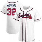 Atlanta Braves #32 Collin McHugh White Home Jersey Stitches Baseball Jerseys