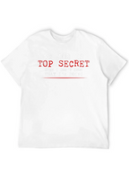 Top Secret Job T-Shirt - Funny Black Tee
