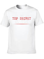 Top Secret Job T-Shirt - Funny Black Tee