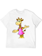 Cartoon Giraffe T-Shirt