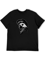 Skull Bandana Black Graphic Tee