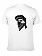Skull Bandana Black Graphic Tee