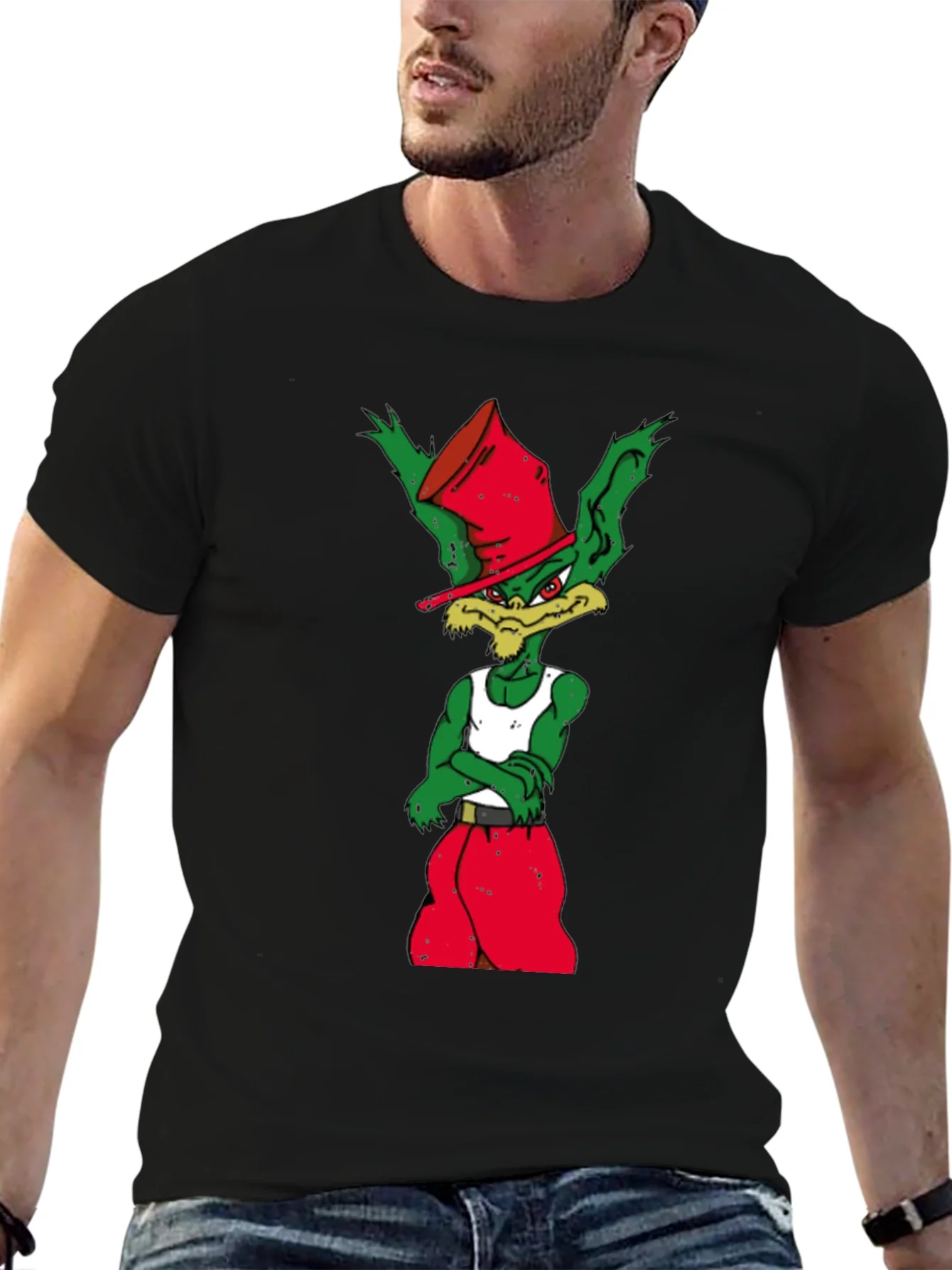 Novelty Cartoon Goblin Graphic Tee