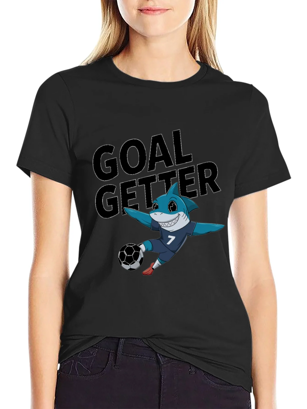 Goal Getter Shark Soccer T-Shirt