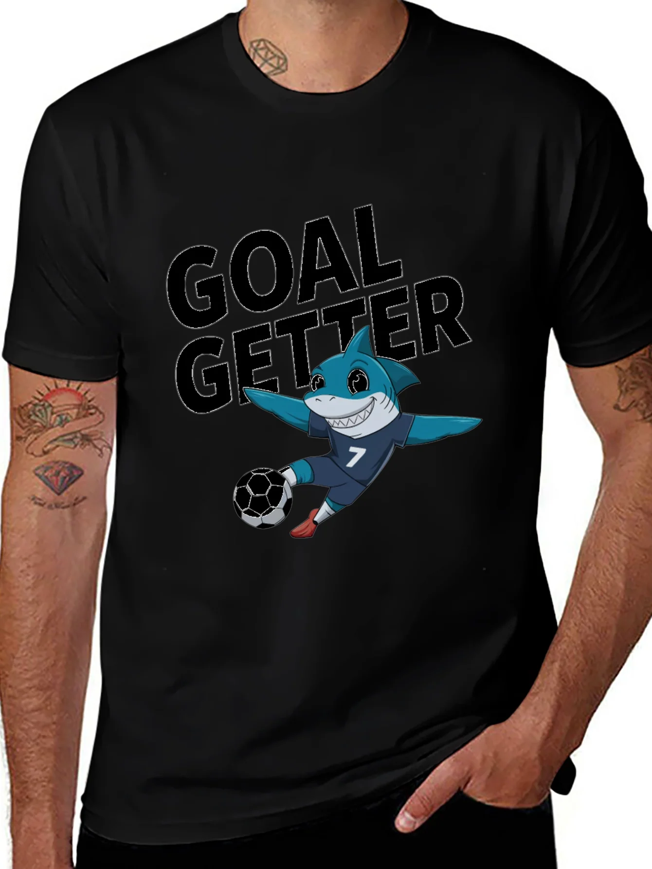 Goal Getter Shark Soccer T-Shirt
