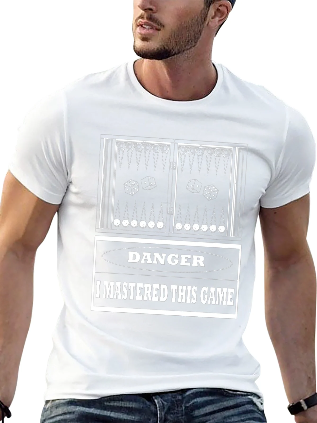 Danger: I Mastered This Game Backgammon T-Shirt