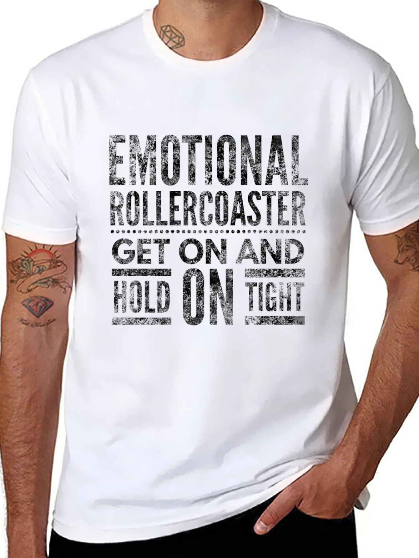 Emotional Rollercoaster T-Shirt - Black