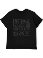 Emotional Rollercoaster T-Shirt - Black