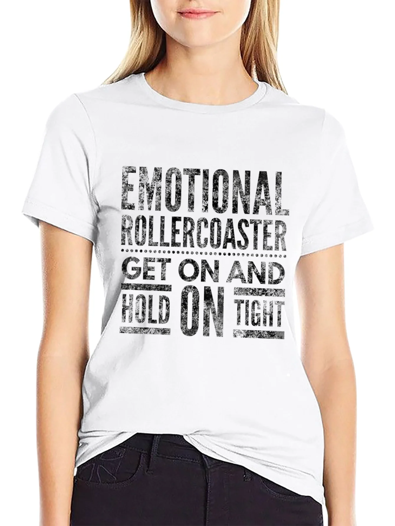 Emotional Rollercoaster T-Shirt - Black