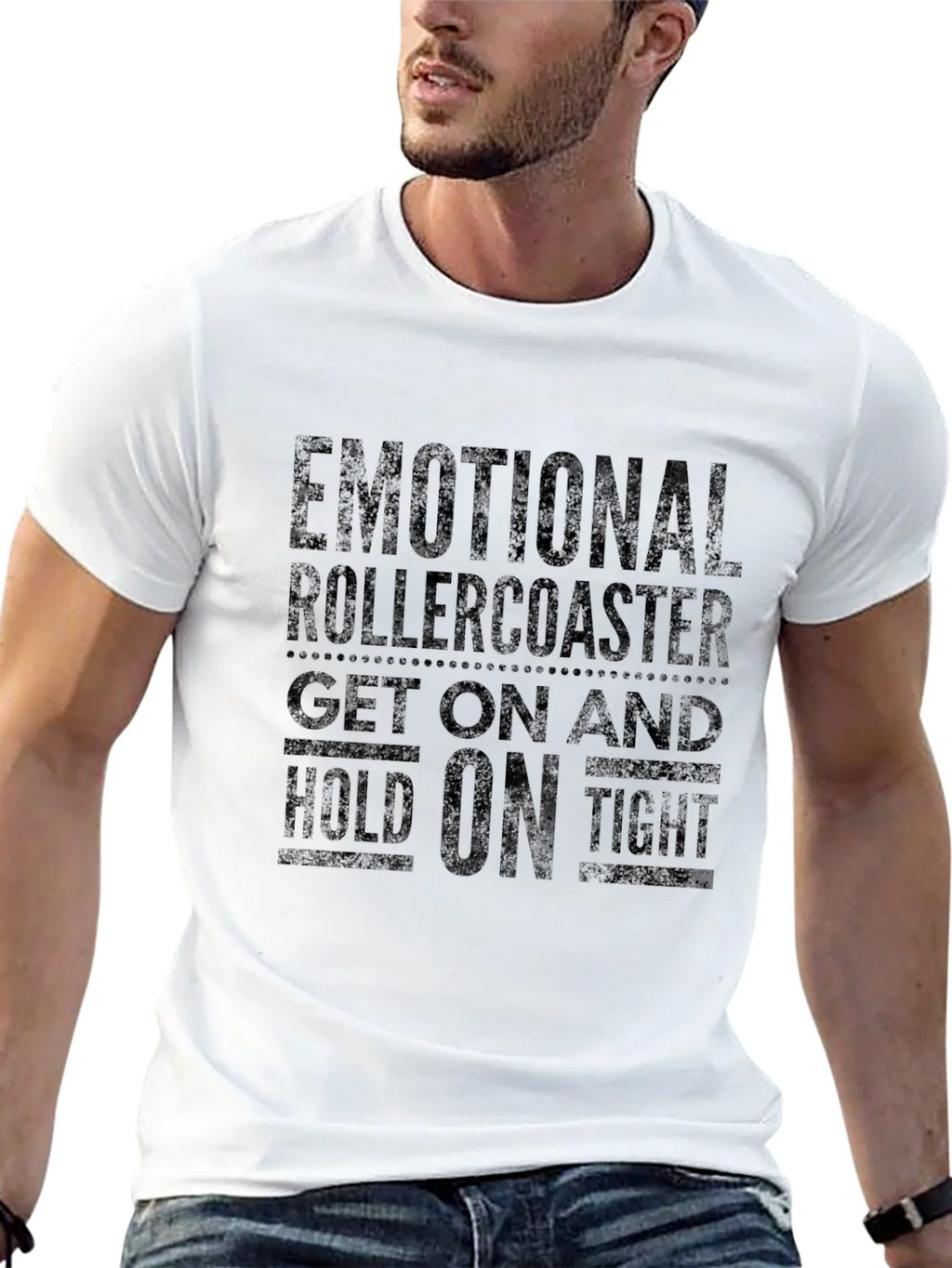 Emotional Rollercoaster T-Shirt - Black