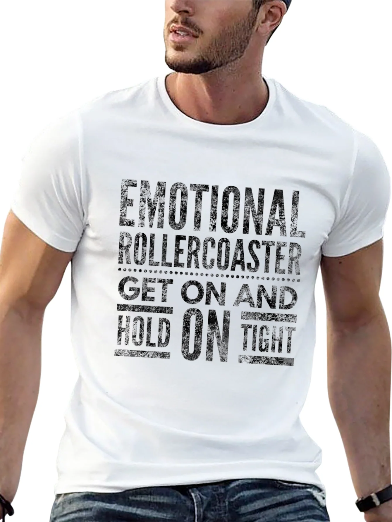 Emotional Rollercoaster T-Shirt - Black