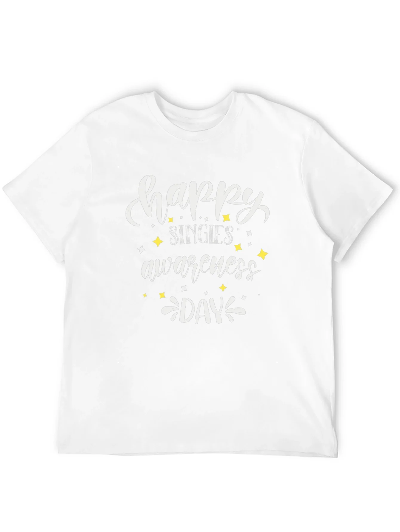 Happy Singles Awareness Day Black Tee
