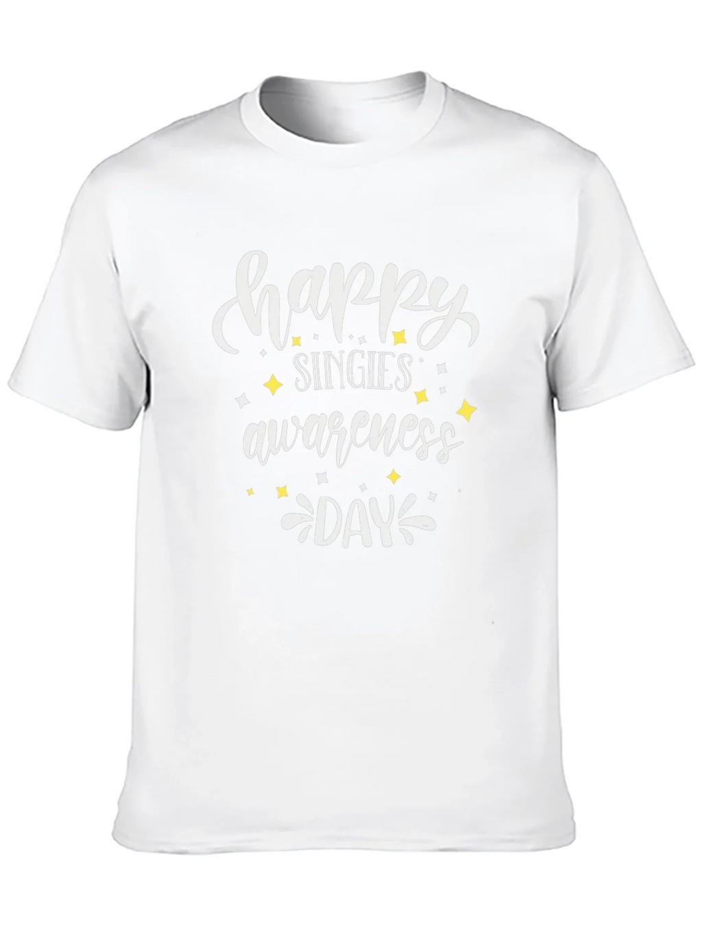 Happy Singles Awareness Day Black Tee